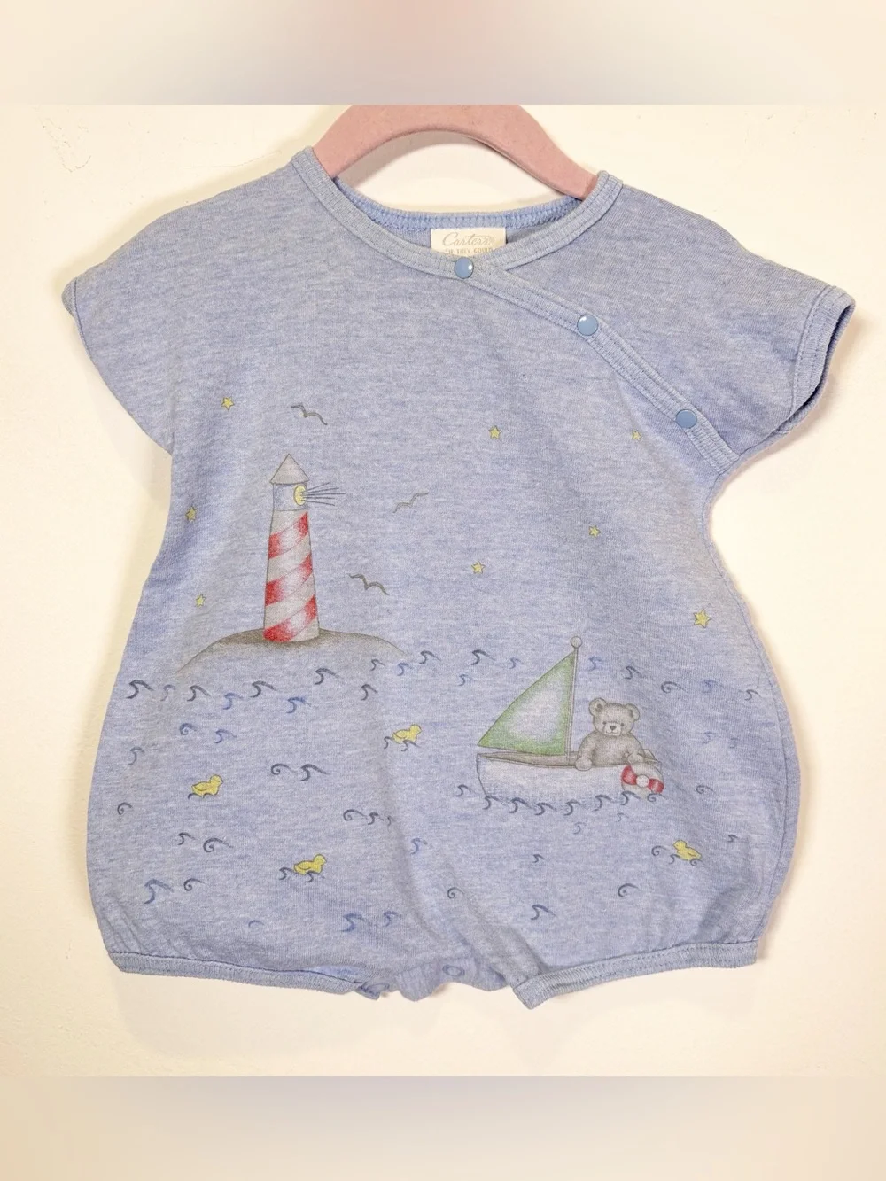Vintage Carters Bubble Onesie Lighthouse